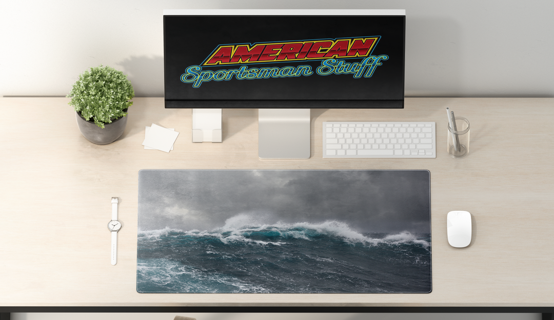 Angry Ocean Desk Mat
