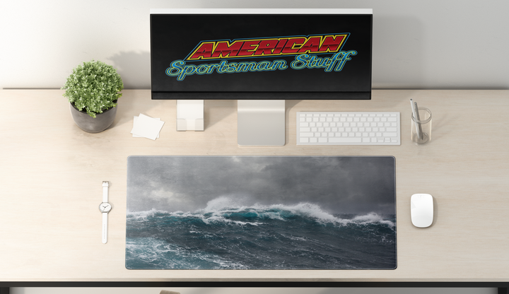 Angry Ocean Desk Mat