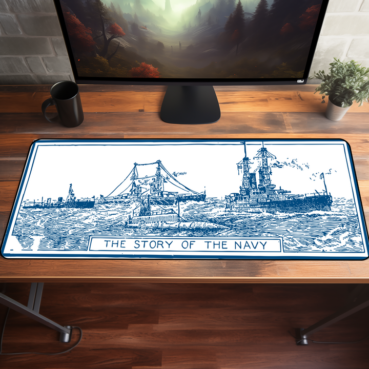 Jumping Dolphins Desk Mats, Mouse Pad