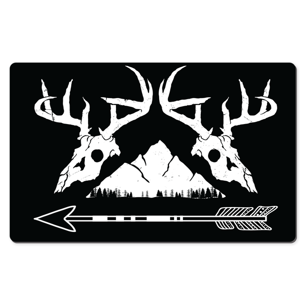Deer Skull Mount Desk Mats, Mouse Pads