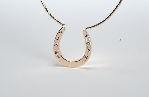 Sakcon Jewelers Horseshoe_3 Pendant, Equestrian Pendant