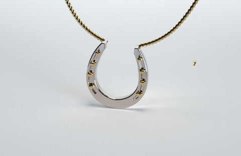 Sakcon Jewelers Horseshoe_3 Pendant, Equestrian Pendant