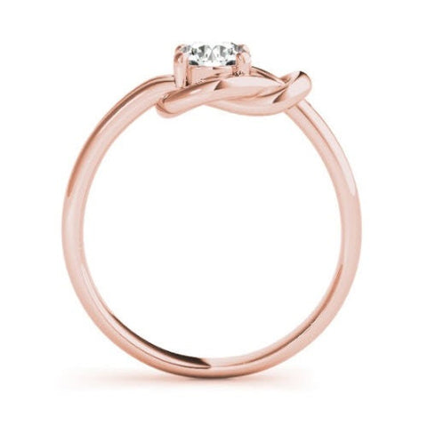 Stunning Amelie 1ct Diamond Ring - Sparkle with Love Knot Design - Lab Diamond Alternative - Perfect Diamond Wedding Ring - Moissanite Ring