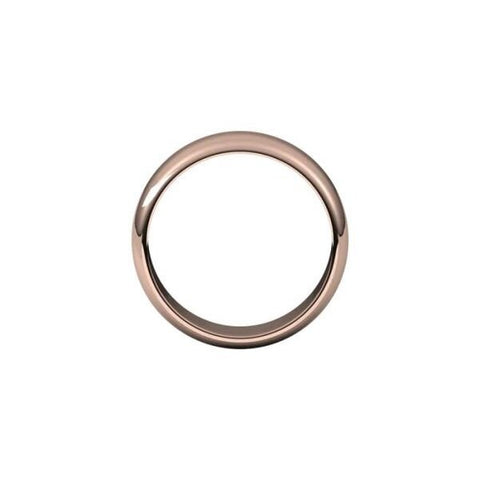 Wedding Band 7.0mm Half Round, Gold Band, Gold Wedding Ring, Silver Wedding Ring
