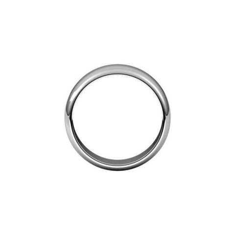 Wedding Band 7.0mm Half Round, Gold Band, Gold Wedding Ring, Silver Wedding Ring