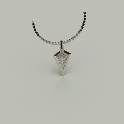 Sakcon Jewelers Pendant Diamond Broadhead Pendant