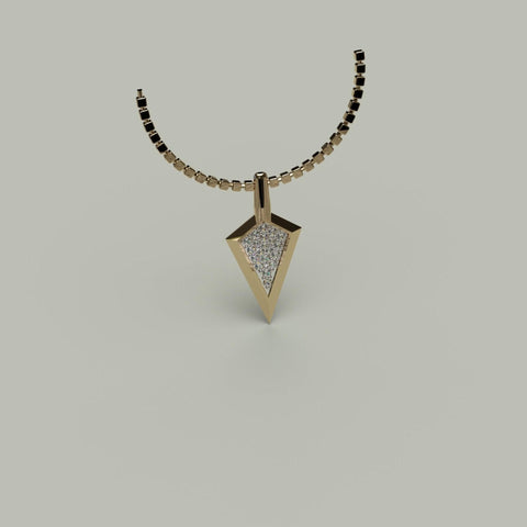 Sakcon Jewelers Pendant Diamond Broadhead Pendant