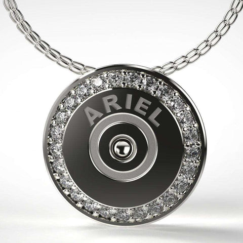 Sakcon Jewelers Pendant Sterling Silver Bullet Diamond Pendant shell casing pendant