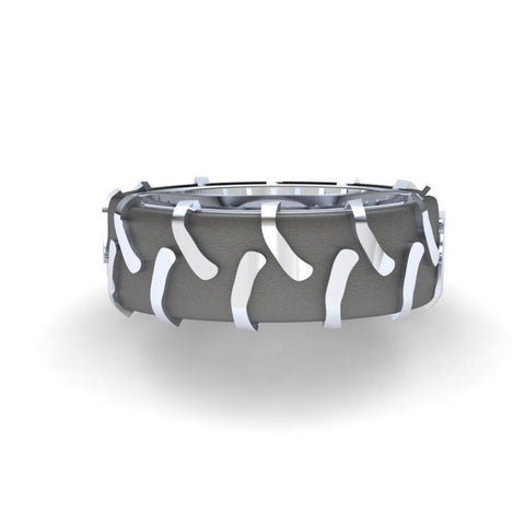 Sakcon Jewelers Ring Tractor Tire Ring-8mm