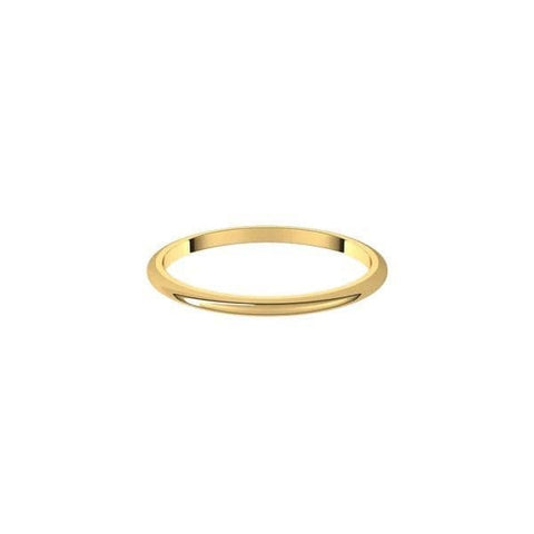 Sakcon Jewelers Ring Wedding Band-1.5mm Half Round