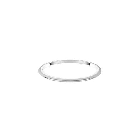 Sakcon Jewelers Ring Wedding Band-1mm Half Round