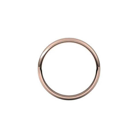 Sakcon Jewelers Ring Wedding Band 3.0mm Half Round