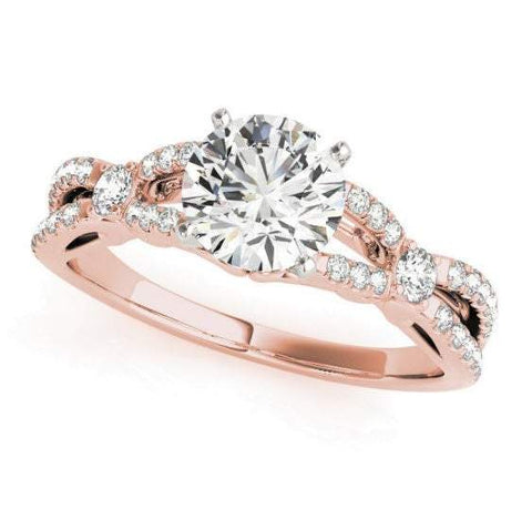 Sakcon Jewelers Rings Serenity Diamond Engagement Ring Moissanite Engagement Ring