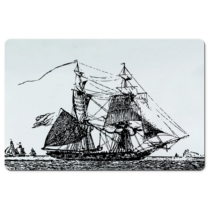 Ships Of The Past-1 Desk Mat/Mouse pad